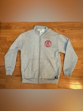 Sheet Metal Workers Full Zip Sweatshirt Size Medium Gray